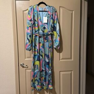 Show Me Your Mumu Minelli Midi Dress Size XL NWT